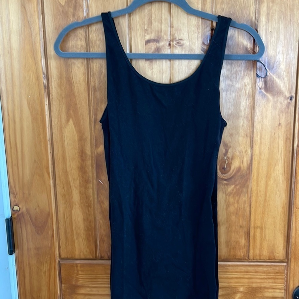 Soft Surroundings Black Tank Cami Nylon Spandex  Small medium Large - Picture 2 of 3